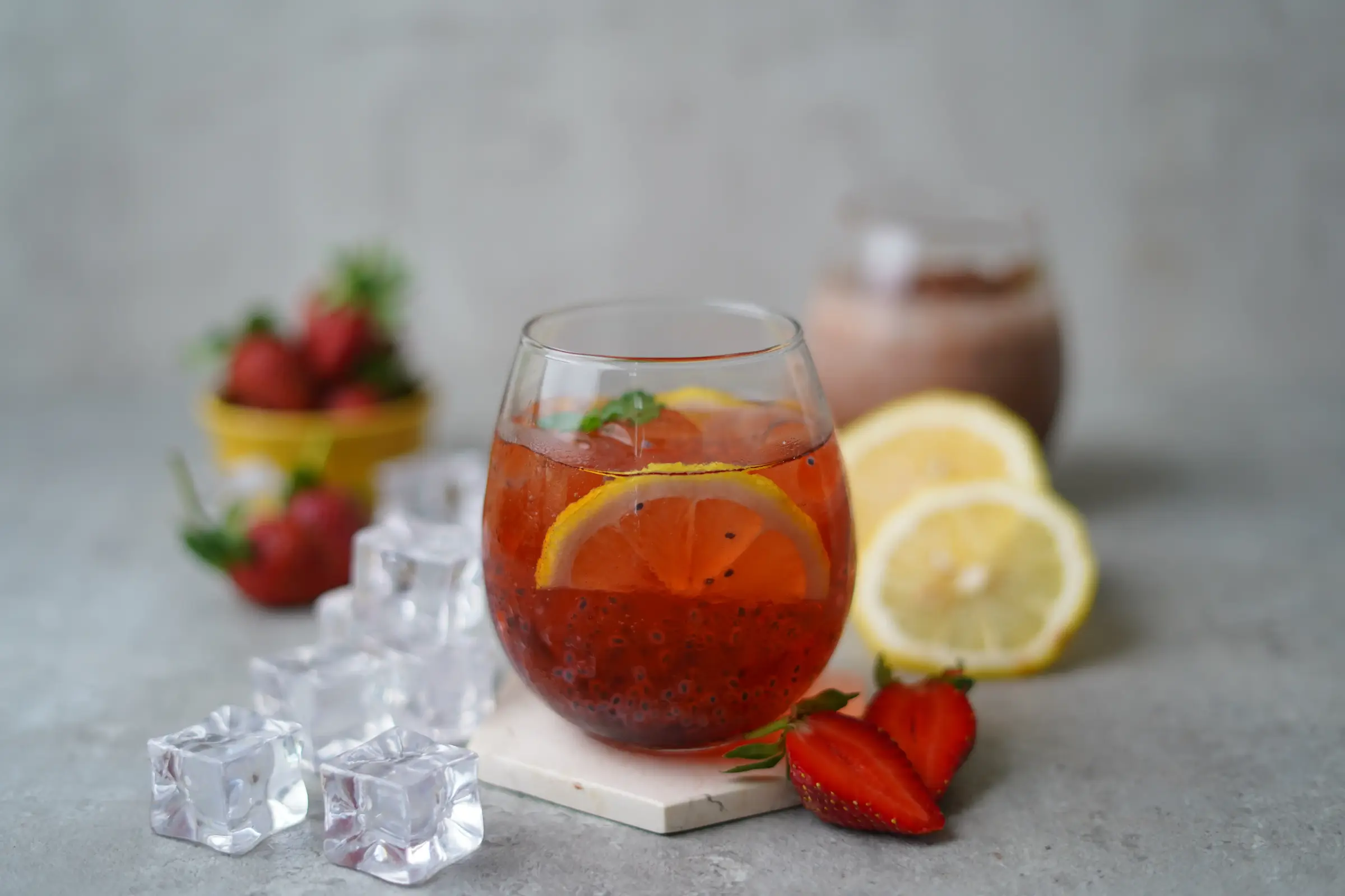 Strawberry mojito